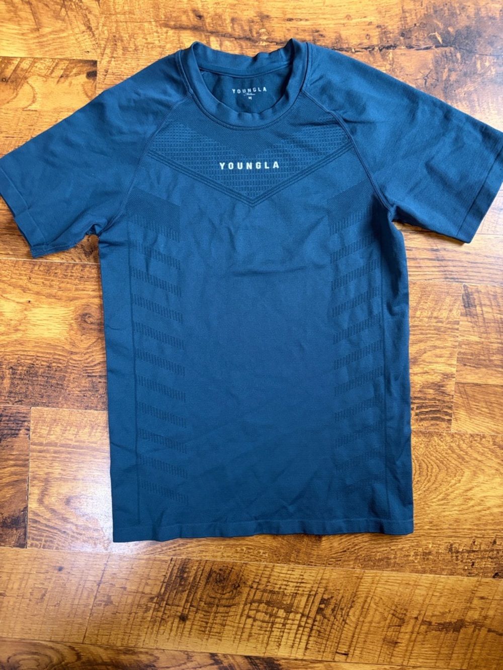 YoungLA Black Performance Crew Tee